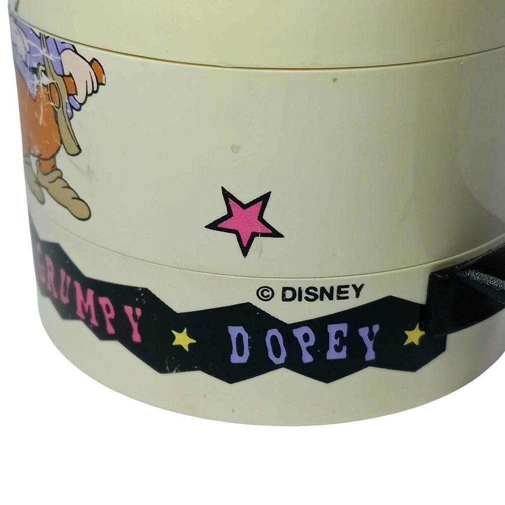 Set x2 Vintage Elandia Walt Disney Mickey Mouse Rotating Slider Mix Mug Plastic - Picture 9 of 10